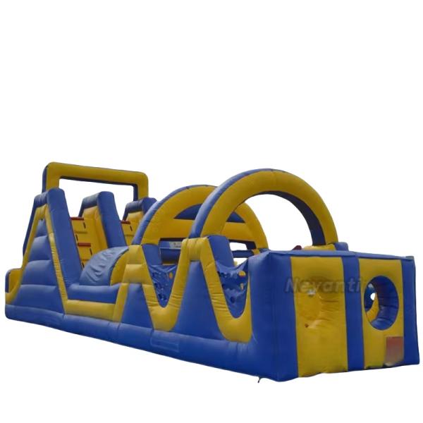 Plato 0.55mm PVC Tarqaulin Inflatable Comb Obstacle Course for Funny Team Events