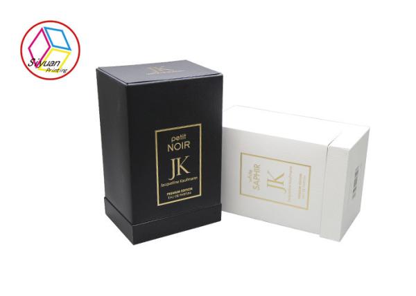 O boutique perfuma caixas de empacotamento, placa dourada da caixa luxuosa do perfume