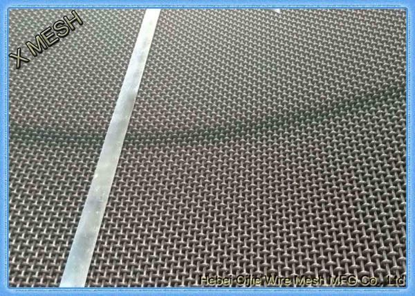 45# Steel Flat Top Woven Wire Screen / 65Mn Steel Woven Wire Cloth