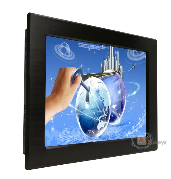 Waterproof IP65 Front IP65 Touch Screen Monitor 12.1 Inch 1024X768 Capacitive Panel Mount