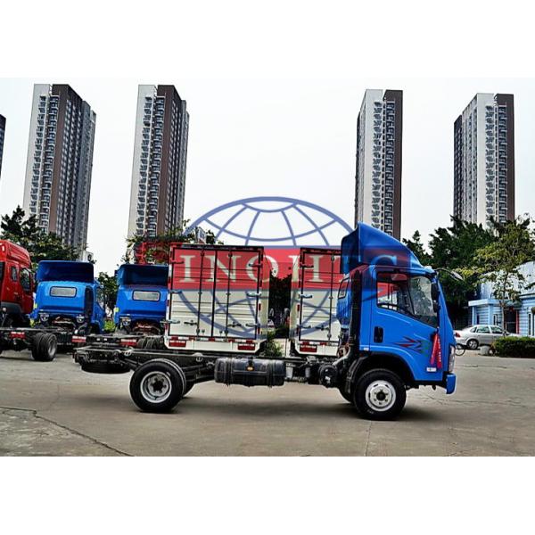 3 - 5 Tons 4x2 Light Duty Truck Chassis For Water Tank / Closed Van Truck