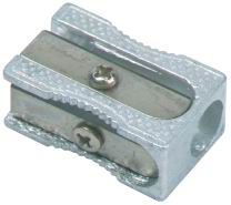 Papeterie manuelle colorée de bureau de taille-crayons de lame en acier d'Alumimium de papeterie d'art