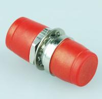 Tipo óptico verde o rojo pérdida del doble D del adaptador del puerto de inserción baja de FC