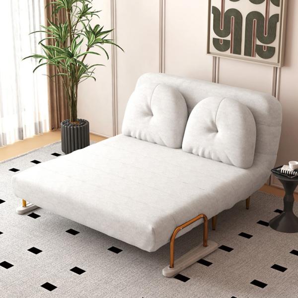 Modern Design Extendable Simple Reclining Chair Folding Sofa Bed for Small Apartment Furniture