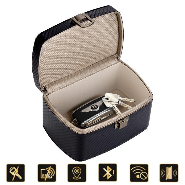 Black Signal Blocking Key Box Anti Tracking 100% Shielding Signal