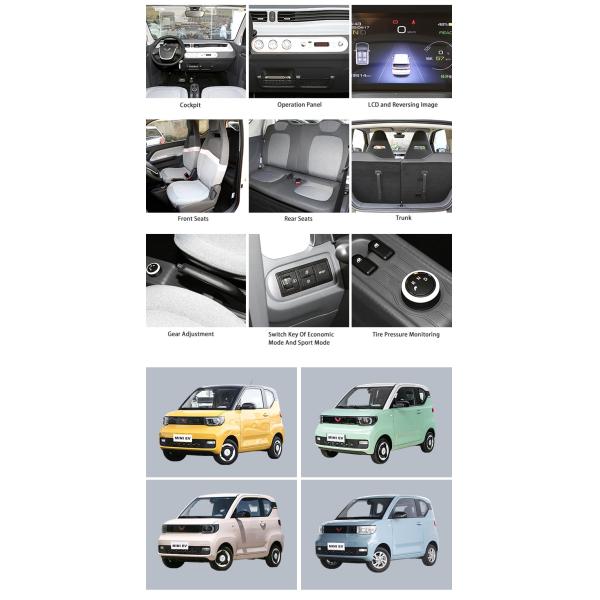 Китай Дешевые новые энергетические транспортные средства Подержанный электромобиль Wuling Mini Ev