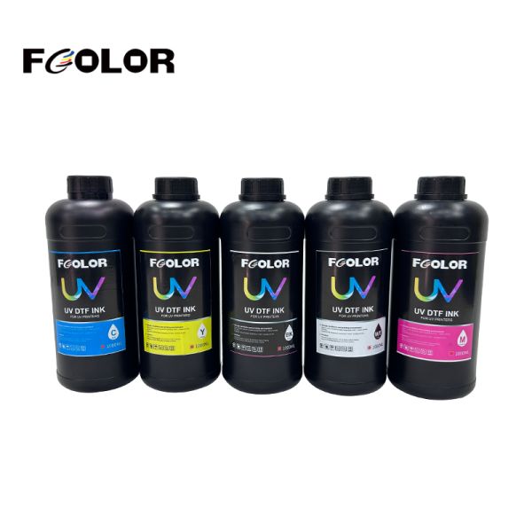 1000ML Flexible UV DTF Ink High Elasticity TPU UV Ink For T Shirt Sportwear 3D Puff Design