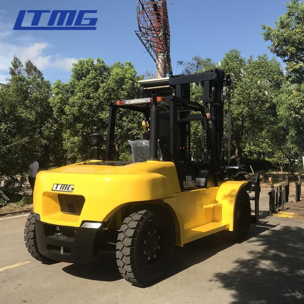 2 Stage / 3 Stage Mast Forklift , Diesel Engine Forklift Truck FD100 2000 Working Hours