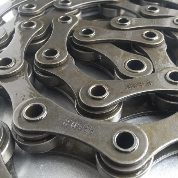 Conveyor Transmission Drive Chain Nickel Plated SS316L Stainless Steel Roller