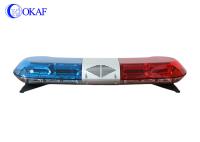 Ambulância do diodo emissor de luz vermelha e veículo conduzido azul das barras de luzes da emergência que adverte o comprimento de 1.2m