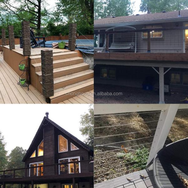 Cable d'aéronef en acier inoxydable non recouvert 7x7/ 1x19 / 7x19 T316