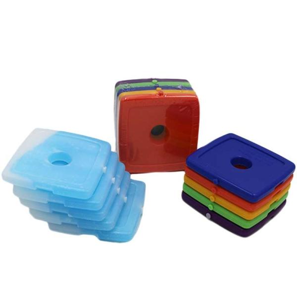 o ajuste 130ml & o gelo magro do almoço dos refrigeradores frescos frescos embalam duramente sacos de gelo materiais plásticos