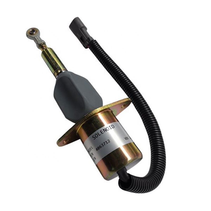 24V 6D114E Engine 6743819141 Stop Solenoid for Komatsu PC300-7 PC360-7 Shut Off Solenoid 6743-81-9141
