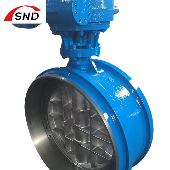 Cast Steel Welded Butterfly Valve Wafer Type For Petrochemical Industry