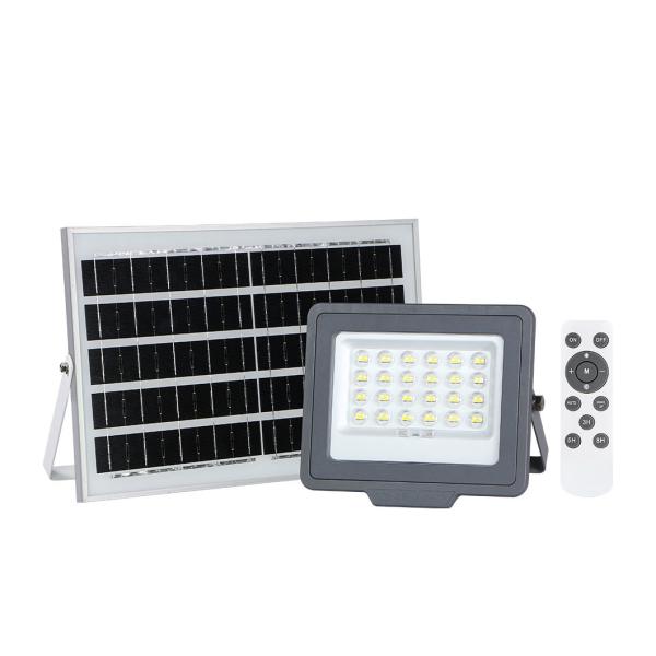 Высокая эффективность ABS LiFePO4 светов потока CRI80 6500K 50 w солнечная на открытом воздухе серая
