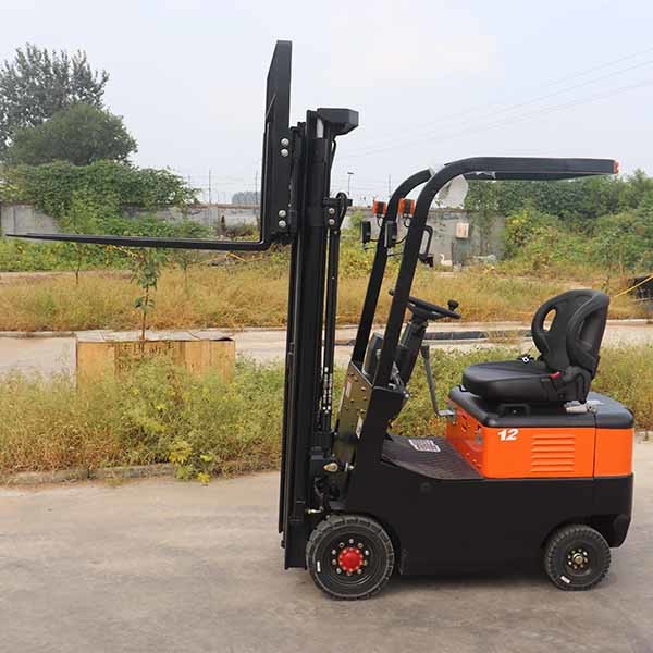 Container Mast CPD12 Lead Acid Battery Forklift 1200kgs 2 Stage Electric Fork Lifts