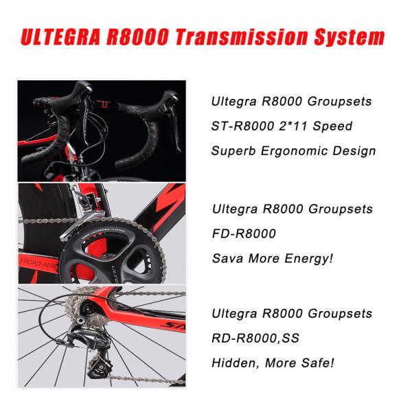 7.9kg Lightweight Carbon Bike 44cm 47cm with 25C Tire