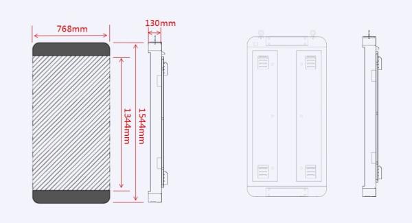 4mm Pixel Pitch Outdoor Fixed LED Display For Street Pole High Brightness