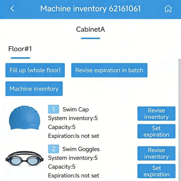 Smart Swimming Gear Locker Vending Machine for Pools & Aquatic Centers — Self-Service Rental & Retail for Goggles, Swim Caps