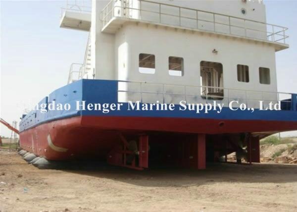 3-12 mergulha a bolsa a ar de borracha marinha enchida ar para o navio que lança-se & que promove