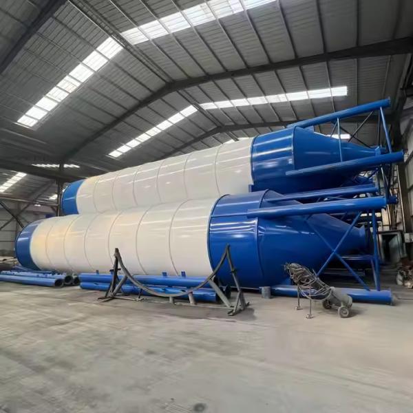 Dry Powder Mortar Cement Silo 50 Ton 120 Ton Fly Ash Silo For Energy And Mining