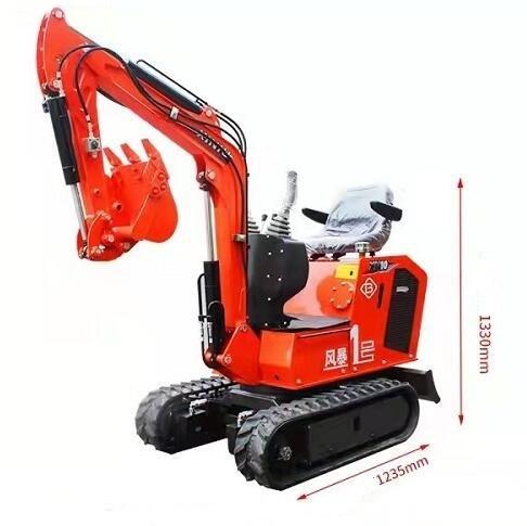 Mini Digger 1 Ton Prices with Thumb Bucket 3.5 Ton Mini Excavator KOOP 192F Engine