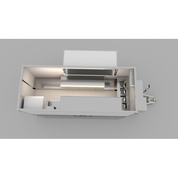 Прицеп для пищевых грузовиков на открытом воздухе Мобильный прицеп для пищевых продуктов Кофе Мороженое Горячая собака Пицца закуски