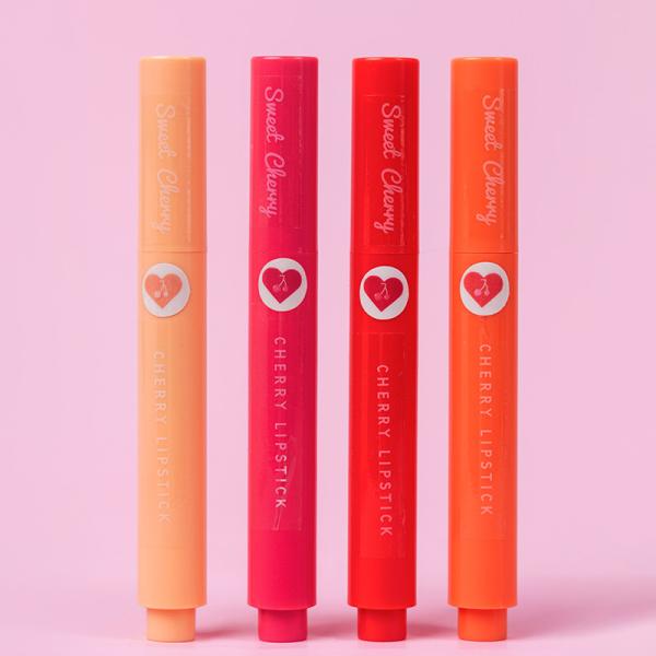 Heart Shaped Long Lasting Waterproof Lipstick Sexy Red Matte Creamy Lipstick 1.5g