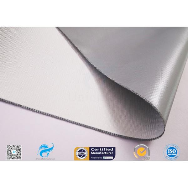 ткань стеклоткани предохранения от жары 260℃ 0.45мм с клеем силикона одна сторона