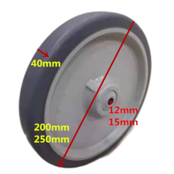 10 Inch Caster Wheel For Mobile Dish Caddy Storage Cart