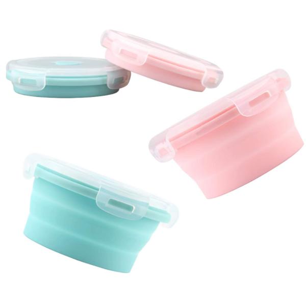 Silicone Collapsible Dog Bowls Food Water Travel Bowl