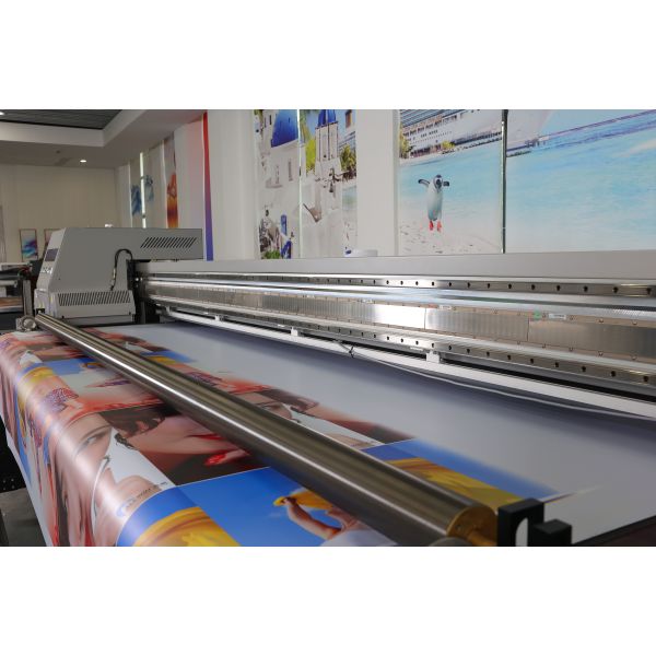 UV Printer Large Format Vinyl Banner Poster Inkjet Plotter Printers EP3228 28 heads 3.2-meter six row UV mesh belt machine