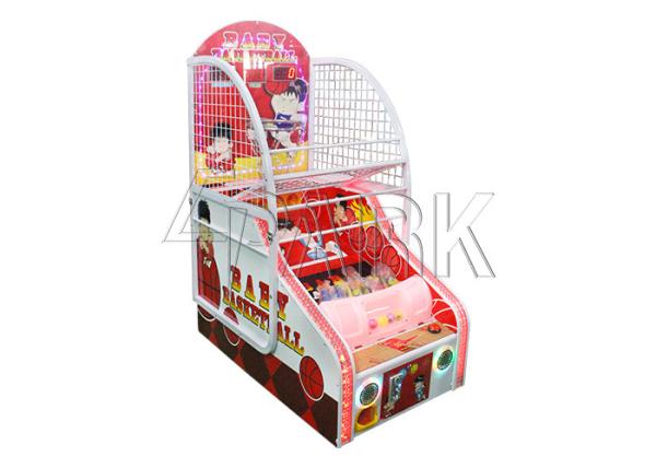 Coin Amusement Arcade Basketball Game Machine Clown King For Children