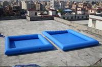 8M*6M Piscina inflável com telhado de PVC à prova de fogo
