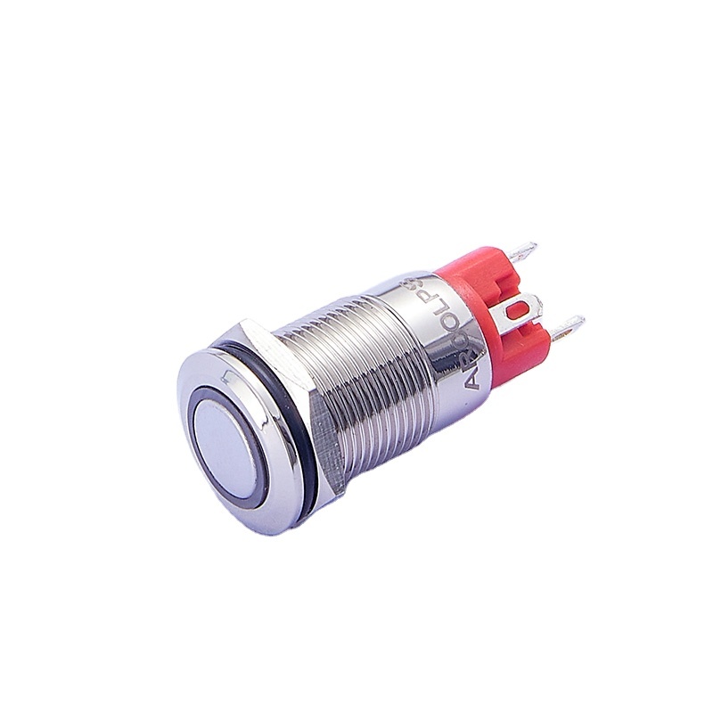 2NO 10mm Momentary Push Button 10A 250V High Current Momentary Switch