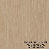 Stratifié américain naturel en bois du CHÊNE blanc X024N de simulation pour l'OIN de porte et de Windows