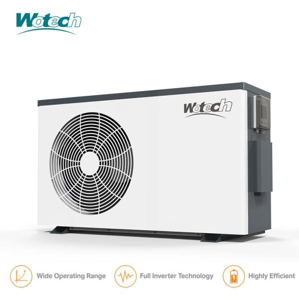 Caldeira de água de bomba de calor elétrica de 8kw para controle flexível da piscina usando refrigerante R32