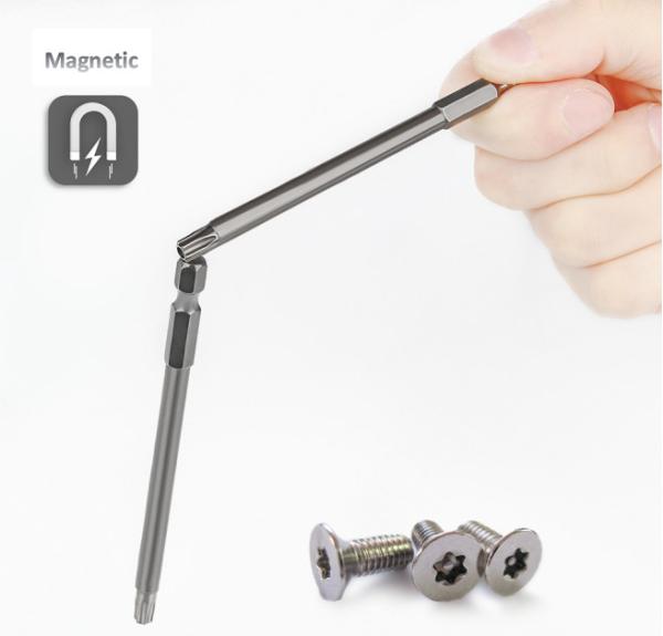 Solid Hollow Screwdriver Bits Wear Resistant Hexagon Magnetic