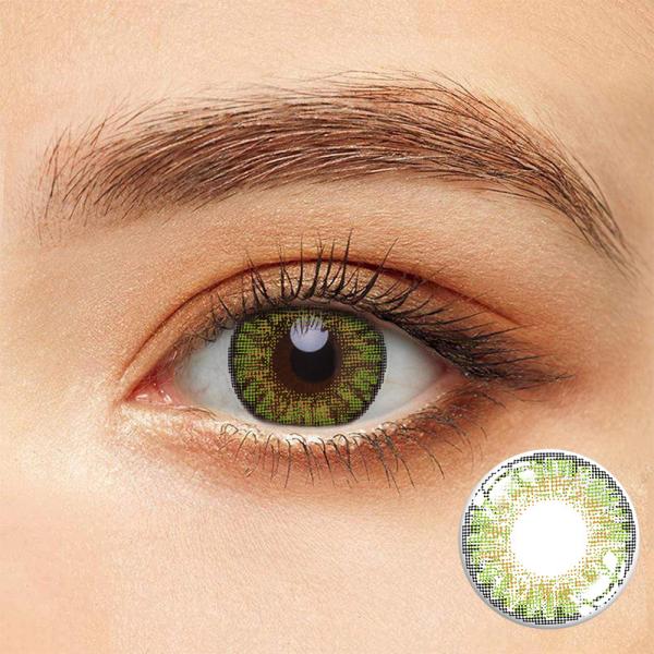 KSSEYE True Sapphire Blue Contact Lenses Non Prescription 14.5