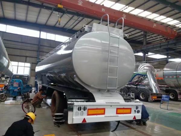 Cimc 30000L 3 Axle Semi Trailer Trucks With Aluminum Or Stainless Steel Water Milk Oil Tank