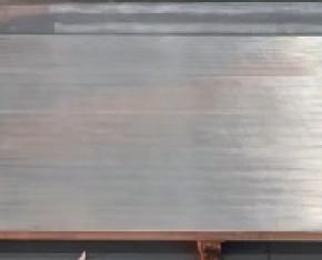 Plaque revêtue d'acier inoxydable argenté résistant à la corrosion pour le polysilicium de qualité électrique