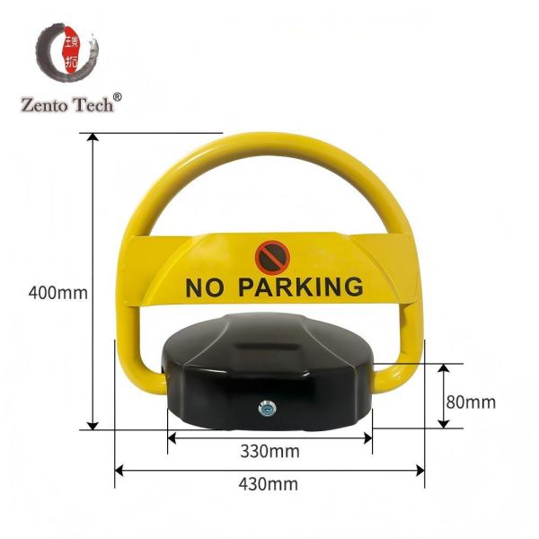 Zento Heavy Duty Remote Control Parking Lock Smart App Operated Anti-Theft Car Reserved Parking Lock Waterproof Auto Parking Spot Lock with Alarm System