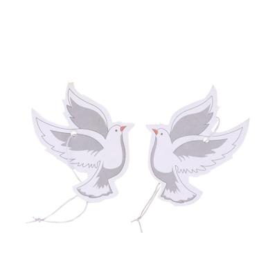 Parfums d'ambiance de papier accrochants d'oiseau blanc