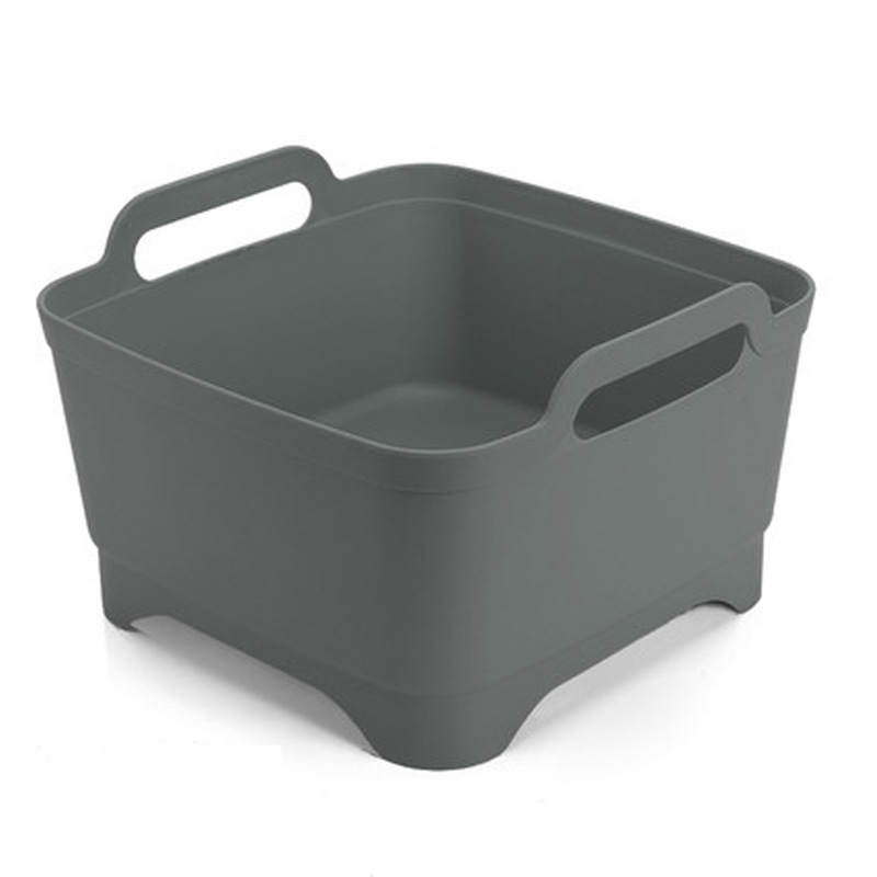 Multi-Functional PP Kitchen Washing Basket Fruit & Vegetable Storage Basin with Drain for Home Use