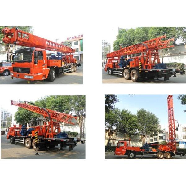 Special Crane Chassis 400 Meter 6X4 water well drilling equipment