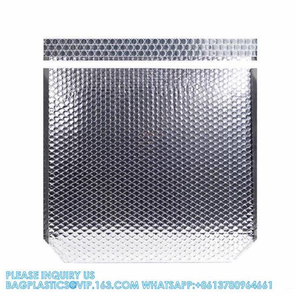 Self Adhesive Seal Aluminum Foil Thermal Bag Hot Food Delivery Cooler Bag Heat Insulated Box Liner