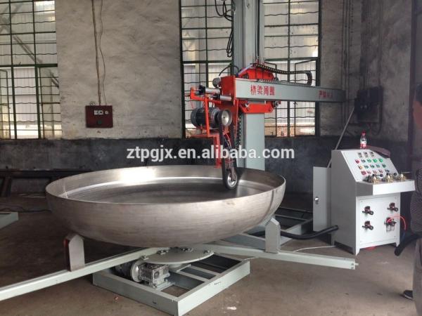 Stainless Steel Mirror Seal Head Polishing Machine 3300x1600x3200mm Size