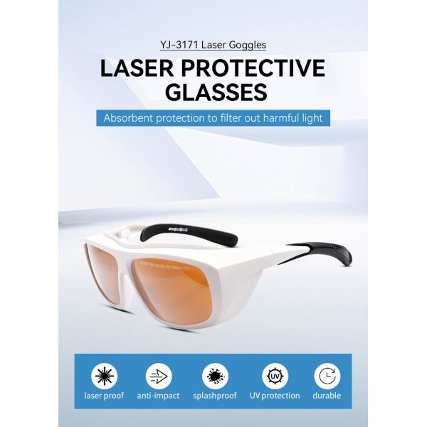 PROTECTION LASER laser protection Laser protective lenses laser protection safeti glasse LASER PROTECTOR 190-550nm 750-1100nm 532nm 755nm laser protective glasses laser glasses glasses for laser
