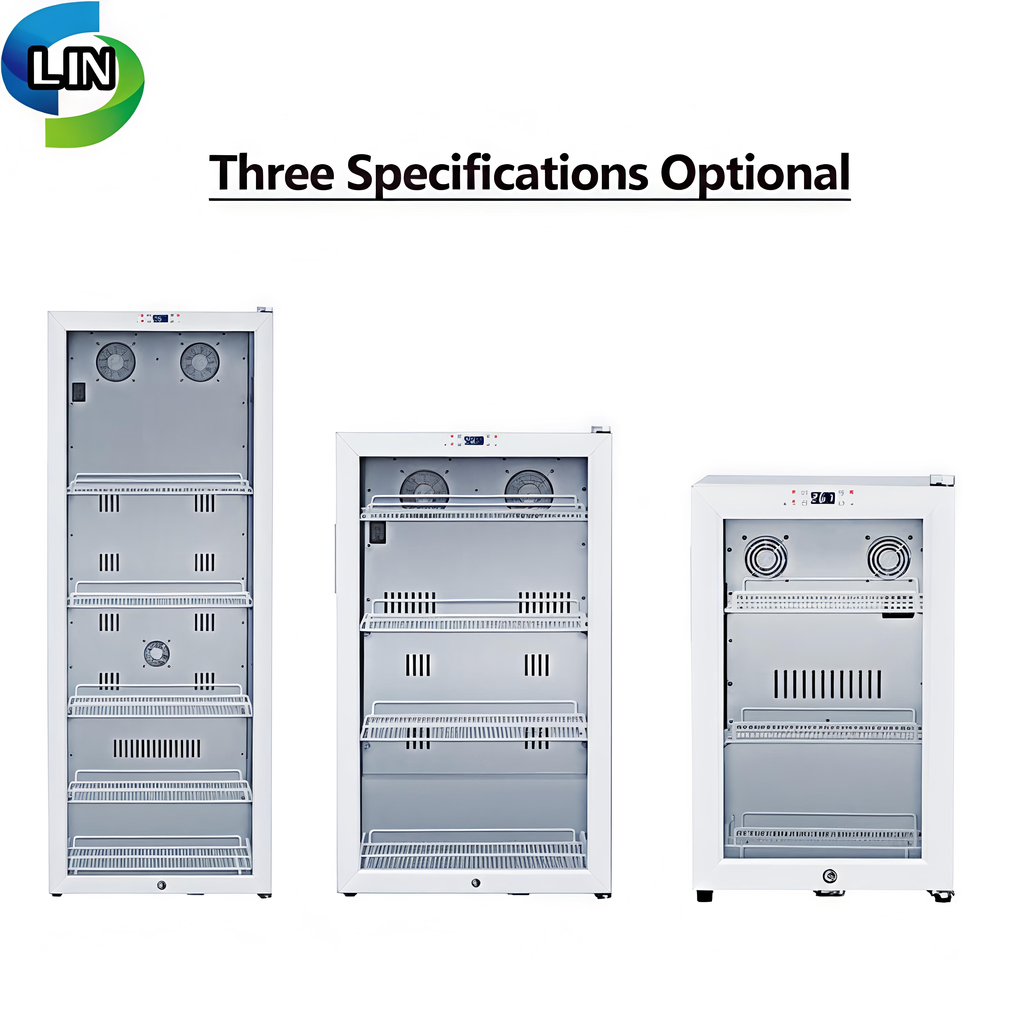 Small CE Certified Medical Refrigerator with Single Temperature Zone and Fan-cooled Compressor
