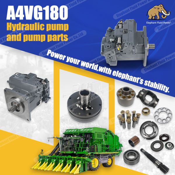 A4VG180 DA2D2/32L-NSD02F691LH Hydraulic Pump apply to Combine Harvester with durable and long service life